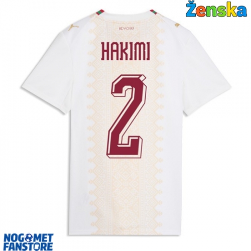 Maroko Achraf Hakimi #2 Gostujuci Dres za Ženska SP 2026 Kratak Rukav